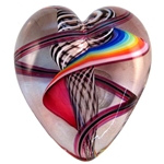 Large Rasberry and Blue Cuneo Heart