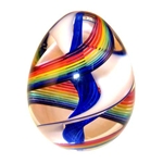 Medium Blue and Pink Cuneo Egg