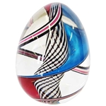 Large Pink and Green Cuneo Egg
