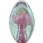 Dichroic Flower Egg Weight