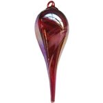 Titan Red Teardrop Ornament