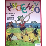 Vintage Pinocchio Puzzle Set