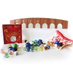 Marble Games with Wooden Archboard