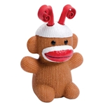 Curly Pop Sock Monkey