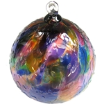 Multi-colored Marbled Ornament