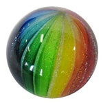 Red and Blue Dichroic Swirl