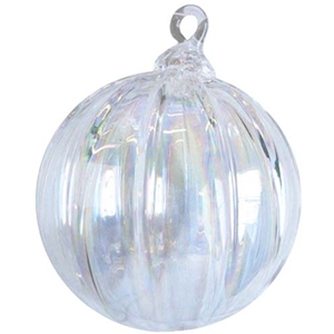 Clear Diamond Rib Ornament