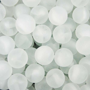 Frosted White Cats Eye 7/8