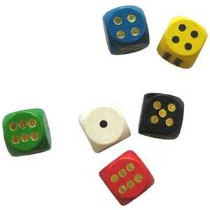 Wooden Game Dice