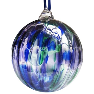 Purple Marbled Ornament