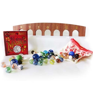 Marble Games with Wooden Archboard