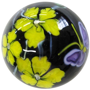 Flowers and Butterfly Marble