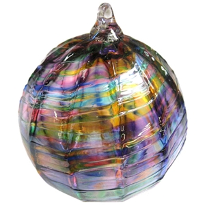 Rainbow Swirled Ornament