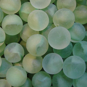 Frosty Green Cat's Eye Shooters