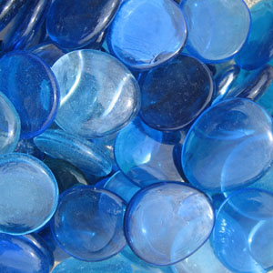 Aqua Blue Jumbo Gems