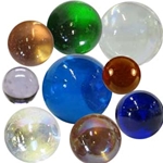 Transparent Marbles, all sizes