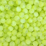 Frosty Yellow Cat's Eye 5/8"