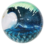 Glass Eye Studio Paperweight - "Cresting Wave"