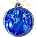 Blue Marbled Ornament