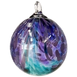 Teal Fantasy Orchid Classic Ornament
