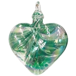 Jade Mosaic Classic Heart Ornament