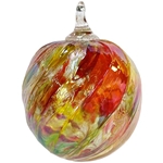 Orange Swirl Ornament
