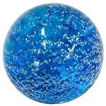 Hot House Glass - "Sparkly Blue Marble"