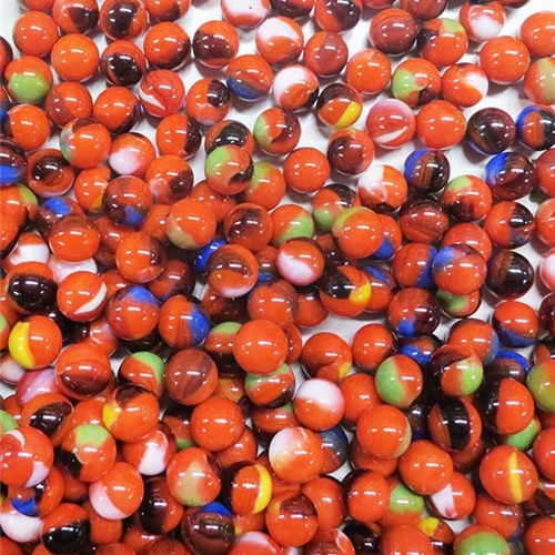 13mm // 1//2/" OR SMALLER 10 x DRAGON PeeWee Glass Marbles NEW