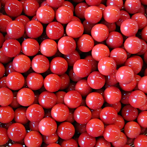 RUBY RED  TRANSPARENT MARBLES $59.99 PPD 20 POUND CASE OF CHAMPION 9/16" +or - 