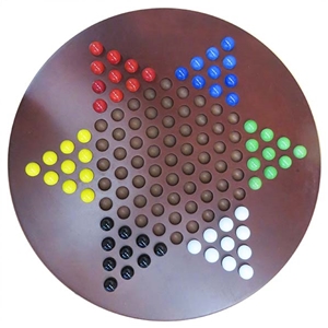 Chinese Checkers - Mahogany