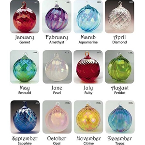 moonmarble com birthstone ornament