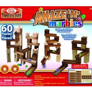 Amaze-N-Marbles Run 60 pc Set