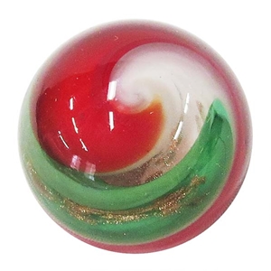 Handmade Gl Art Marbles Bruce Breslow Christmas Aventurine Swirl