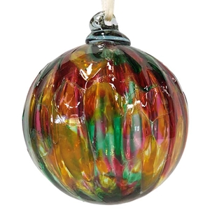 Amber Marbled Ornament