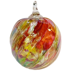 Orange Swirl Ornament