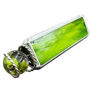 4" Equilateral Kaleidoscope for Boulder Marbles - Spring Green