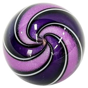 Hot House Glass - "Two-tone Purple Swirl"