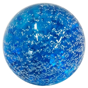 Hot House Glass - "Sparkly Blue Marble"