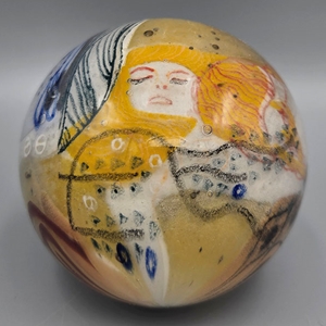 Allison Borgschulte - "Embrace" Experimental Panel Marble