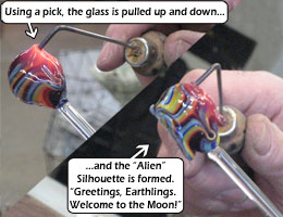 Pulling Glass with a Pick