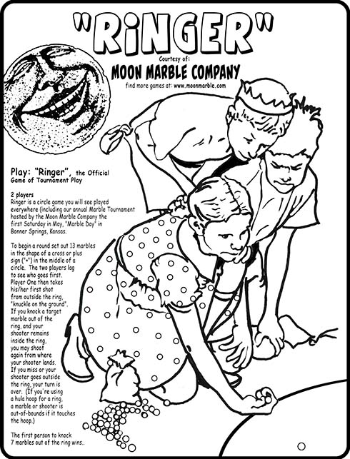 Ringer Coloring Sheet