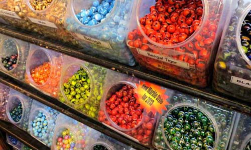 Wall of Marbles